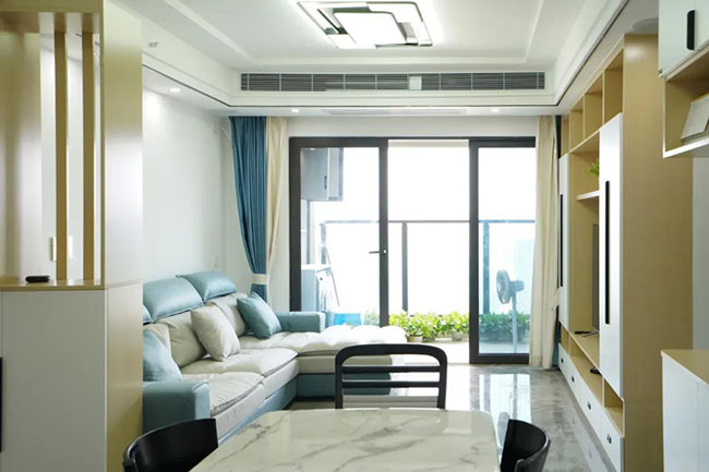 三室兩廳現代簡約風，功能性極強，清淡雅致的溫馨之家